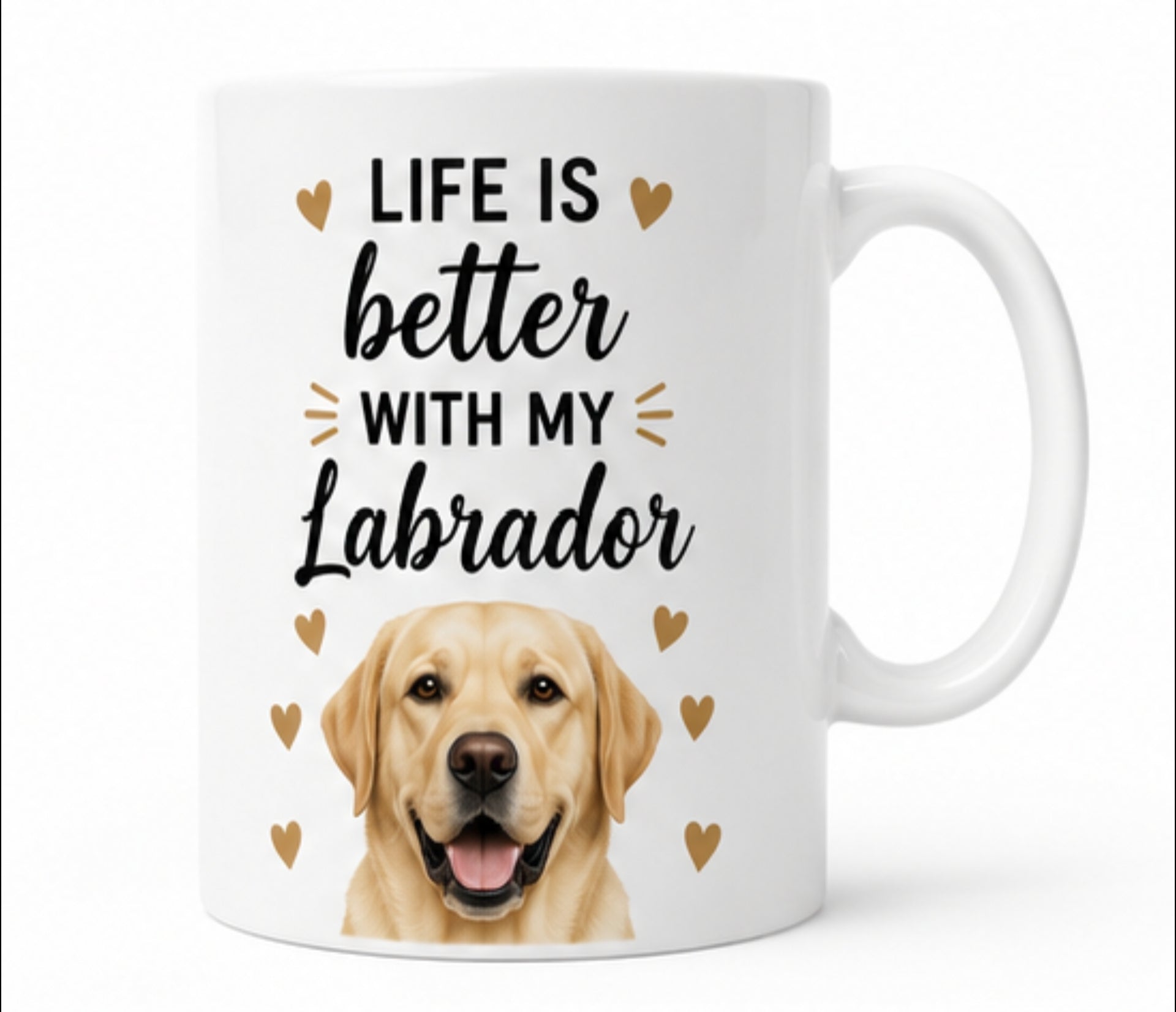 Life Is Better With My Labrador Coffee Mug | Gift for Labrador Owners | Dog Lover Mug