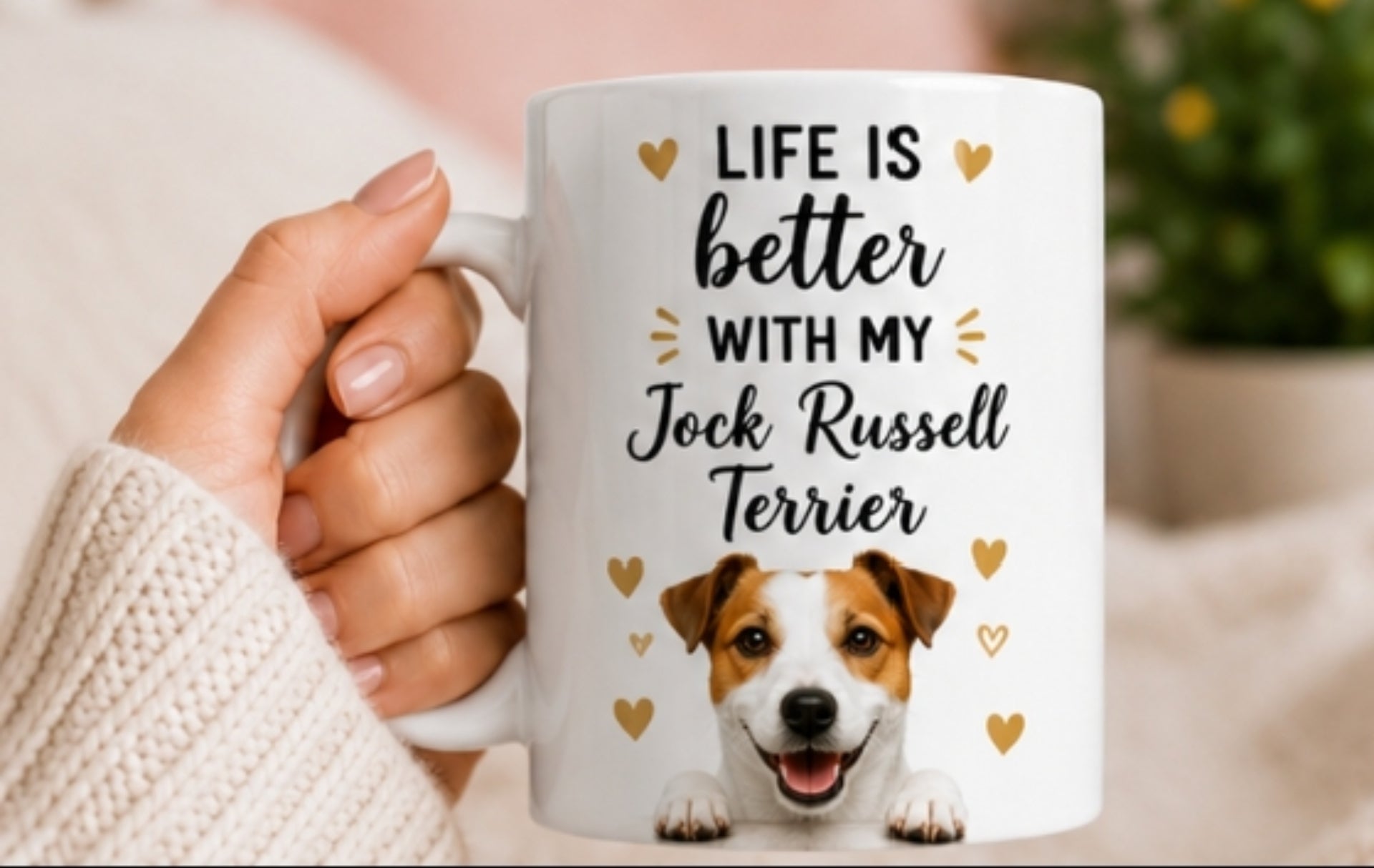 Life Is Better With My Jack Russell Coffee Mug | Gift for Jack Russell | Dog Lover Mug