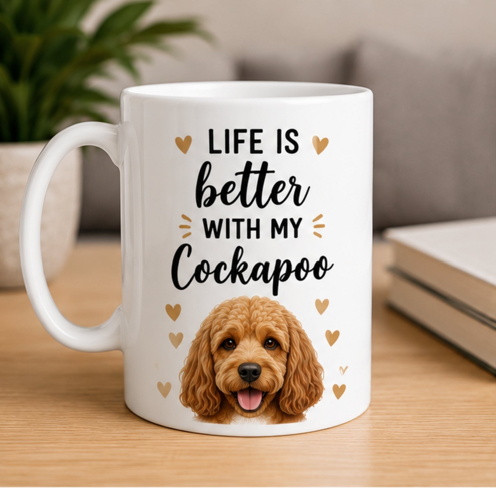 Life Is Better With My Cockapoo Coffee Mug | Gift for Cockapoo Owners | Dog Lover Mug